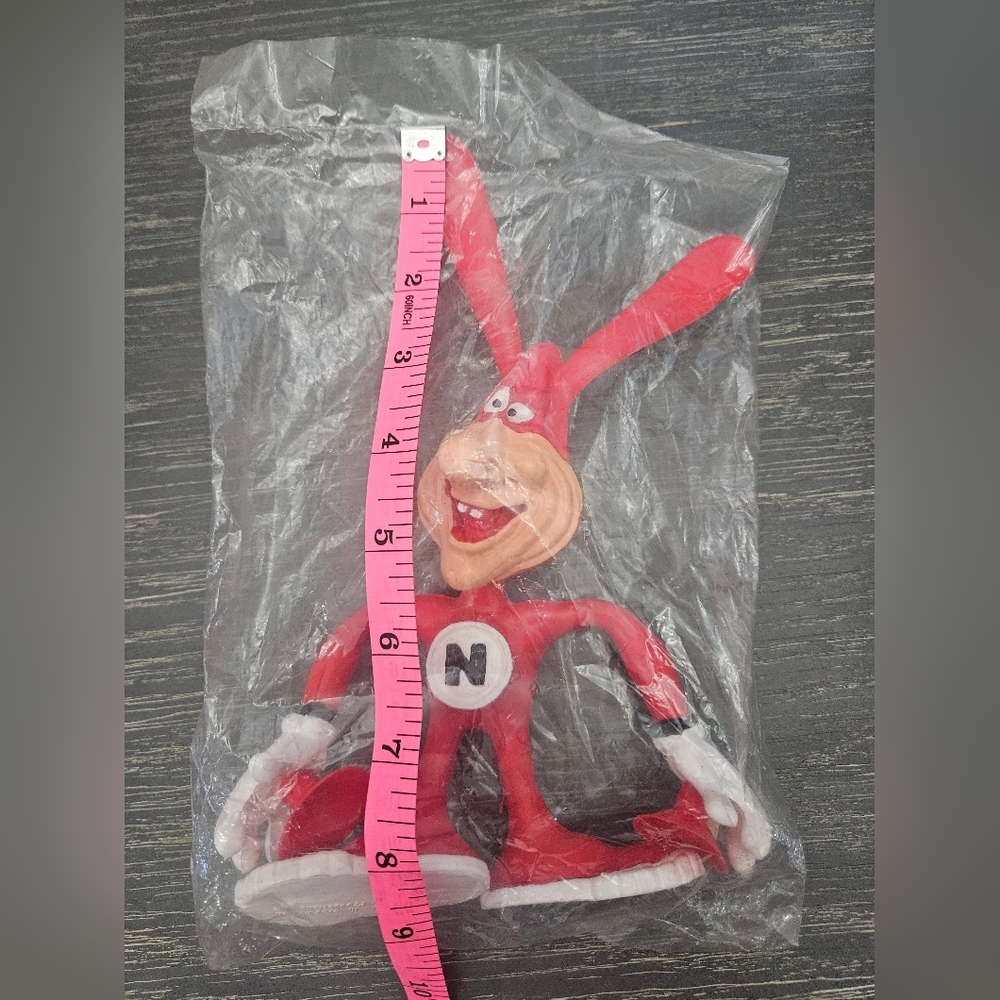 Vintage bendable "Noid" action Character Figurine 1988 Dominos Pizza Collectible - Picture 6 of 7